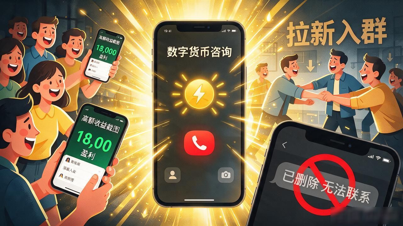 收到数字货币咨询电话千万别急着打，十有八九是资金盘，交钱就完了