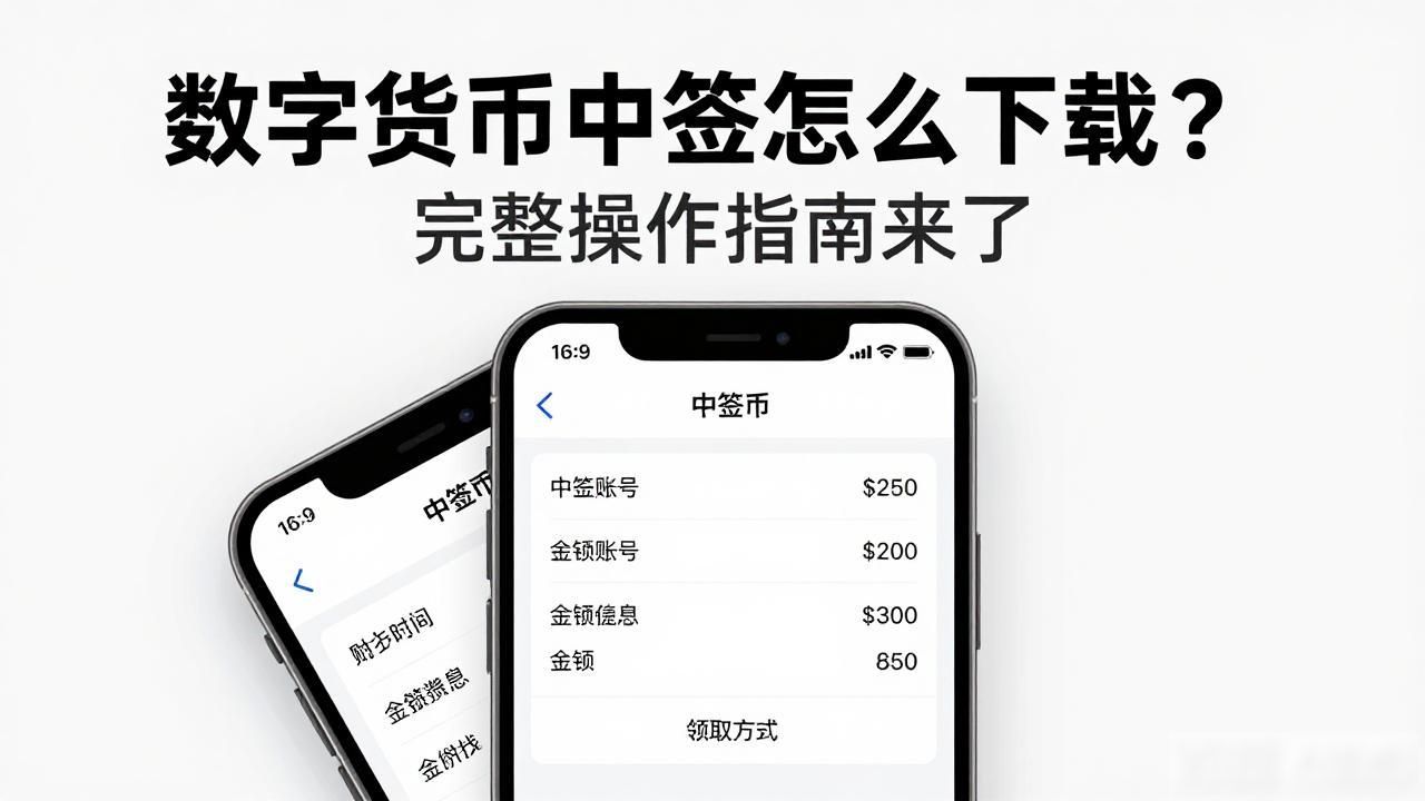 数字货币中签怎么下载？完整操作指南来了