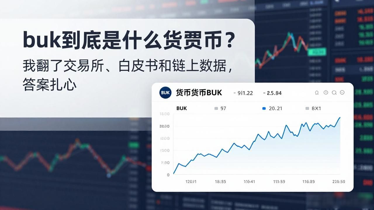 buk到底是什么数字货币？我翻了交易所、白皮书和链上数据，答案扎心