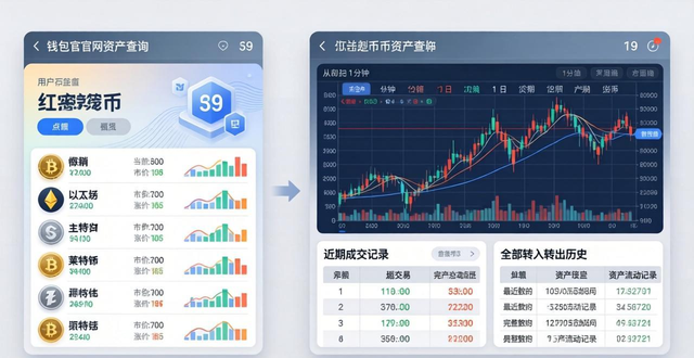 im钱包官网如何查资产变动？首页总览+币种详情+自定义组合