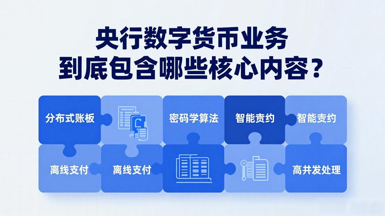 央行数字货币业务到底包含哪些核心内容？