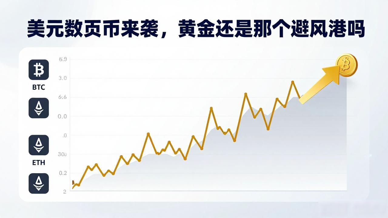 美元数字货币来袭，黄金还是那个避风港吗