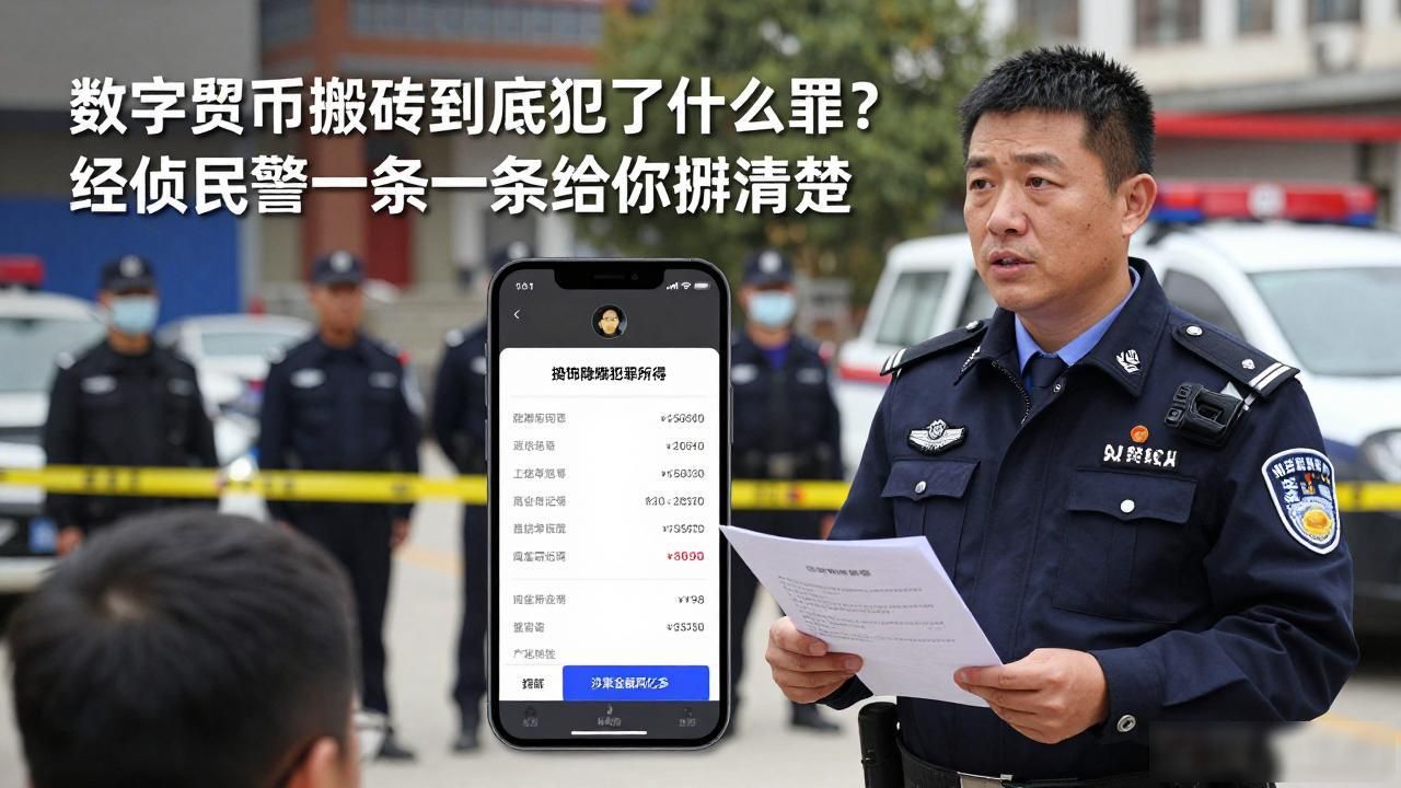 数字货币搬砖到底犯了什么罪？经侦民警一条一条给你掰清楚