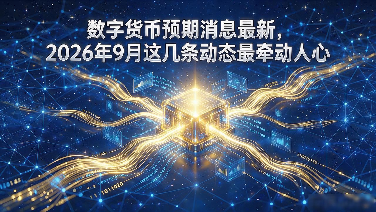 数字货币预期消息最新，2026年9月这几条动态最牵动人心