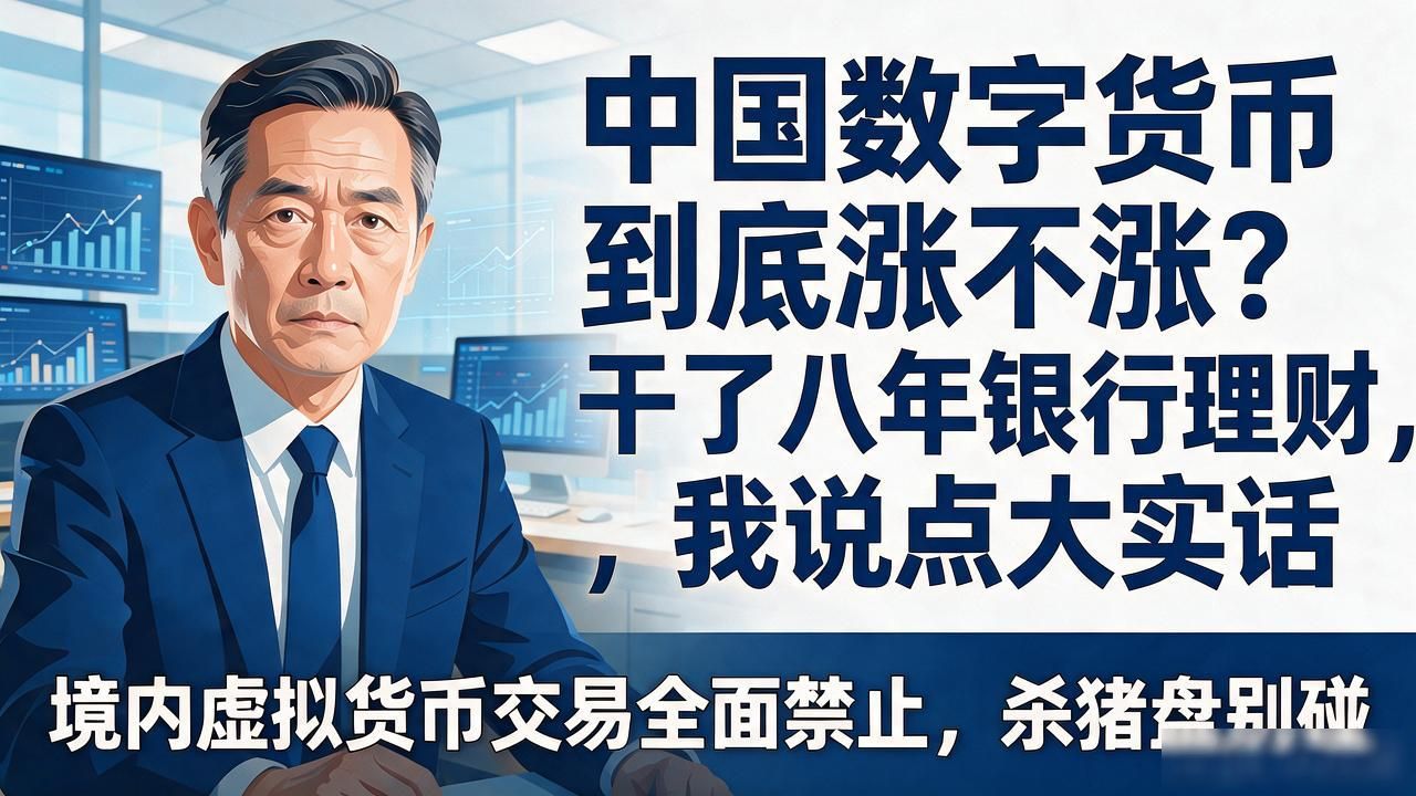 中国数字货币到底涨不涨？干了八年银行理财，我说点大实话