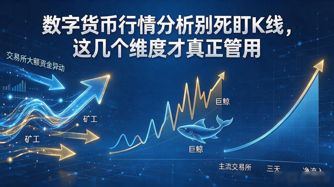数字货币行情分析别死盯K线，这几个维度才真正管用