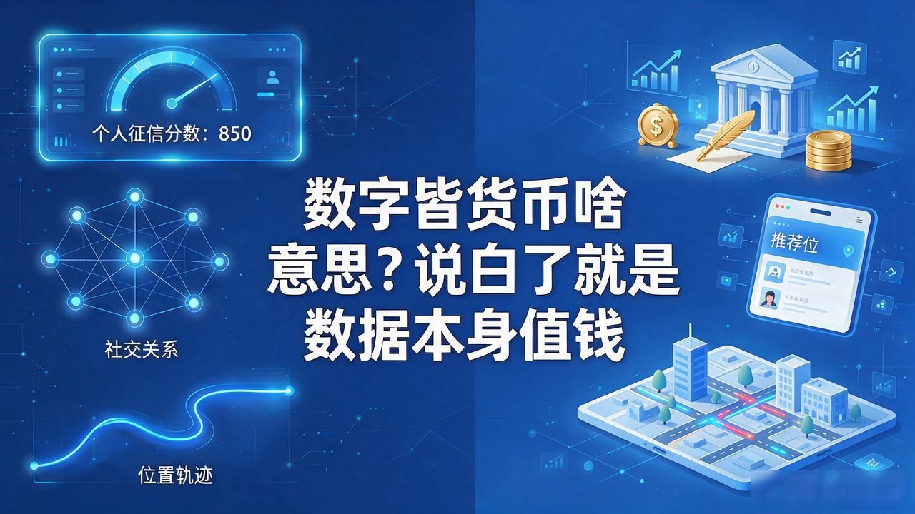 数字皆货币啥意思？说白了就是数据本身值钱