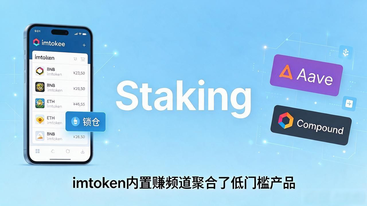 imtoken钱包理财 | 新手怎么买币、存币、赚收益