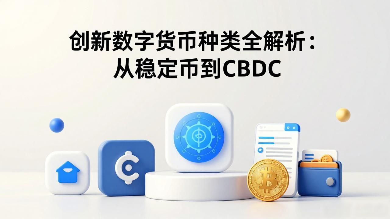 创新数字货币种类全解析：从稳定币到CBDC