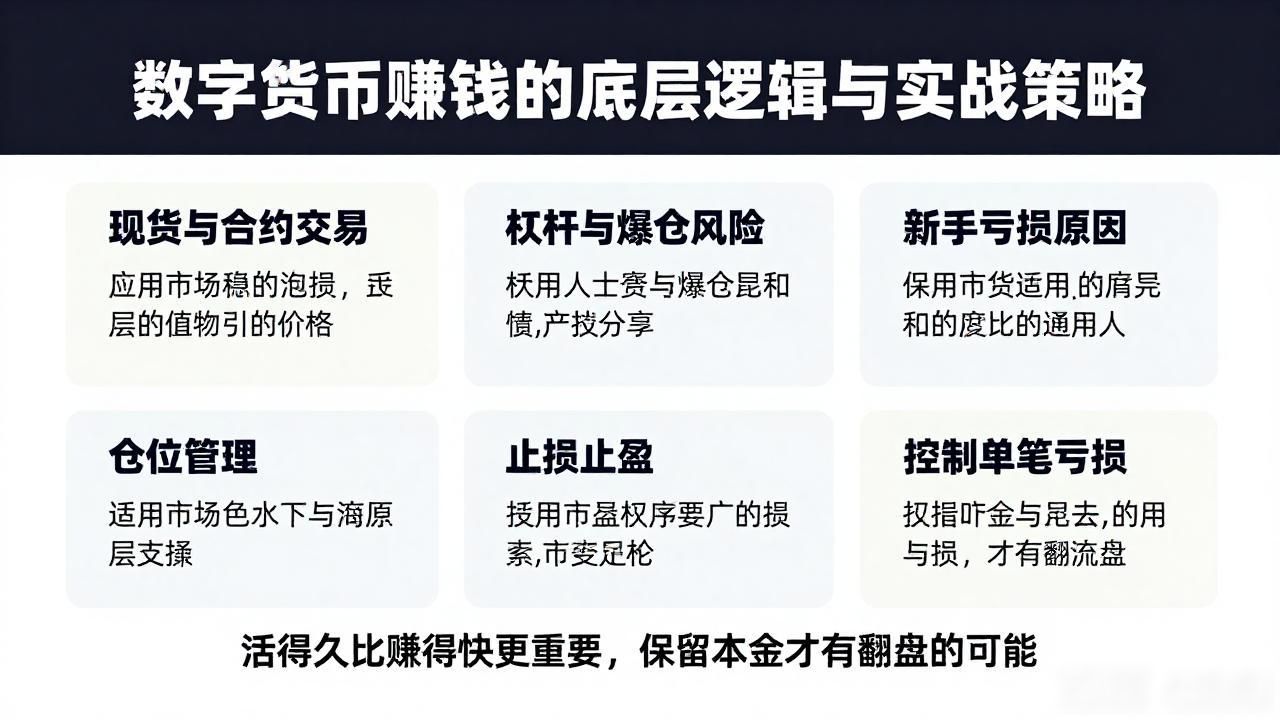 数字货币赚钱的底层逻辑与实战策略