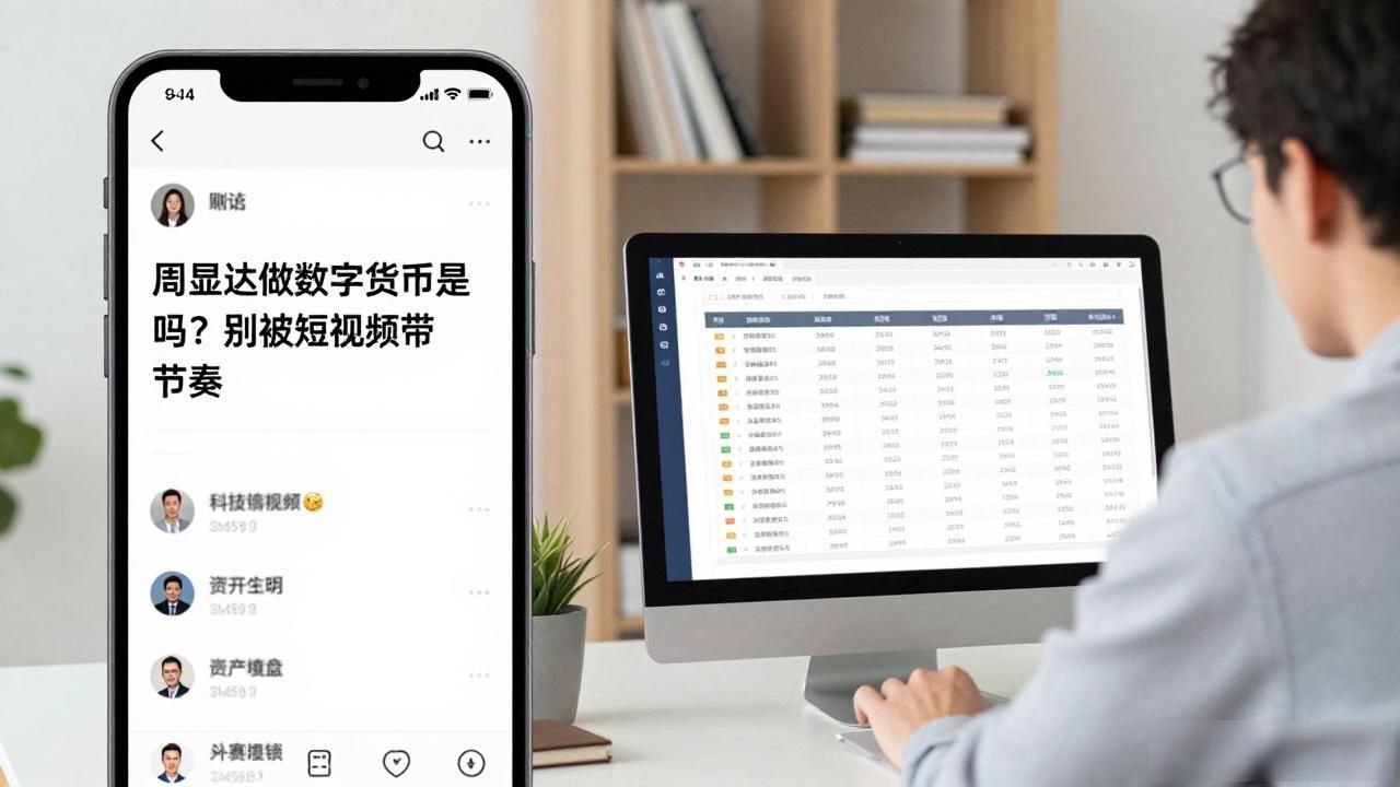 周显达做数字货币是吗？别被短视频带节奏，事实没那么简单