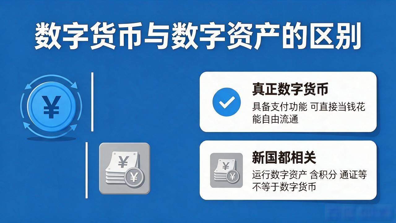 新国都属于数字货币吗？它跟数字人民币、比特币啥区别，搞清了再下手