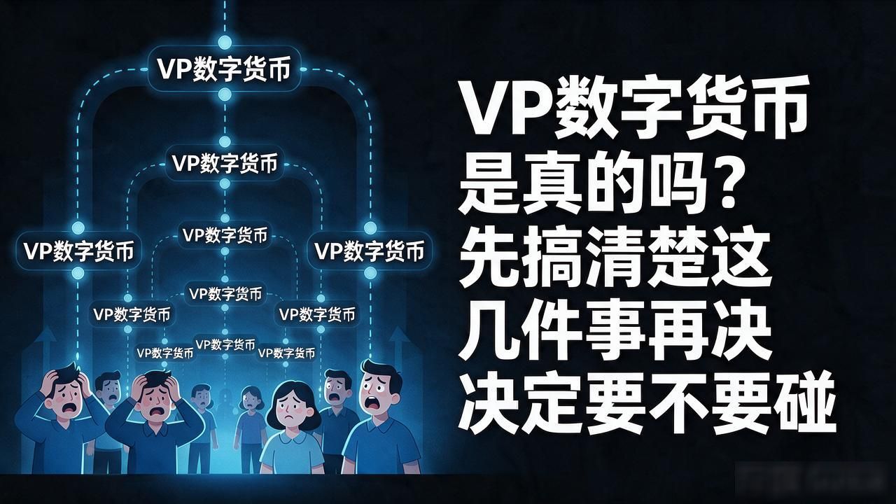 VP数字货币是真的吗？先搞清楚这几件事再决定要不要碰