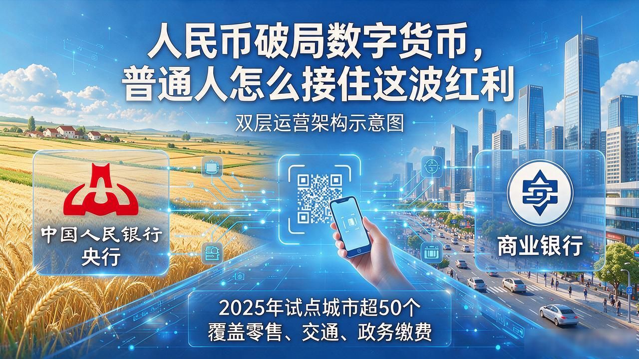 人民币破局数字货币，普通人怎么接住这波红利