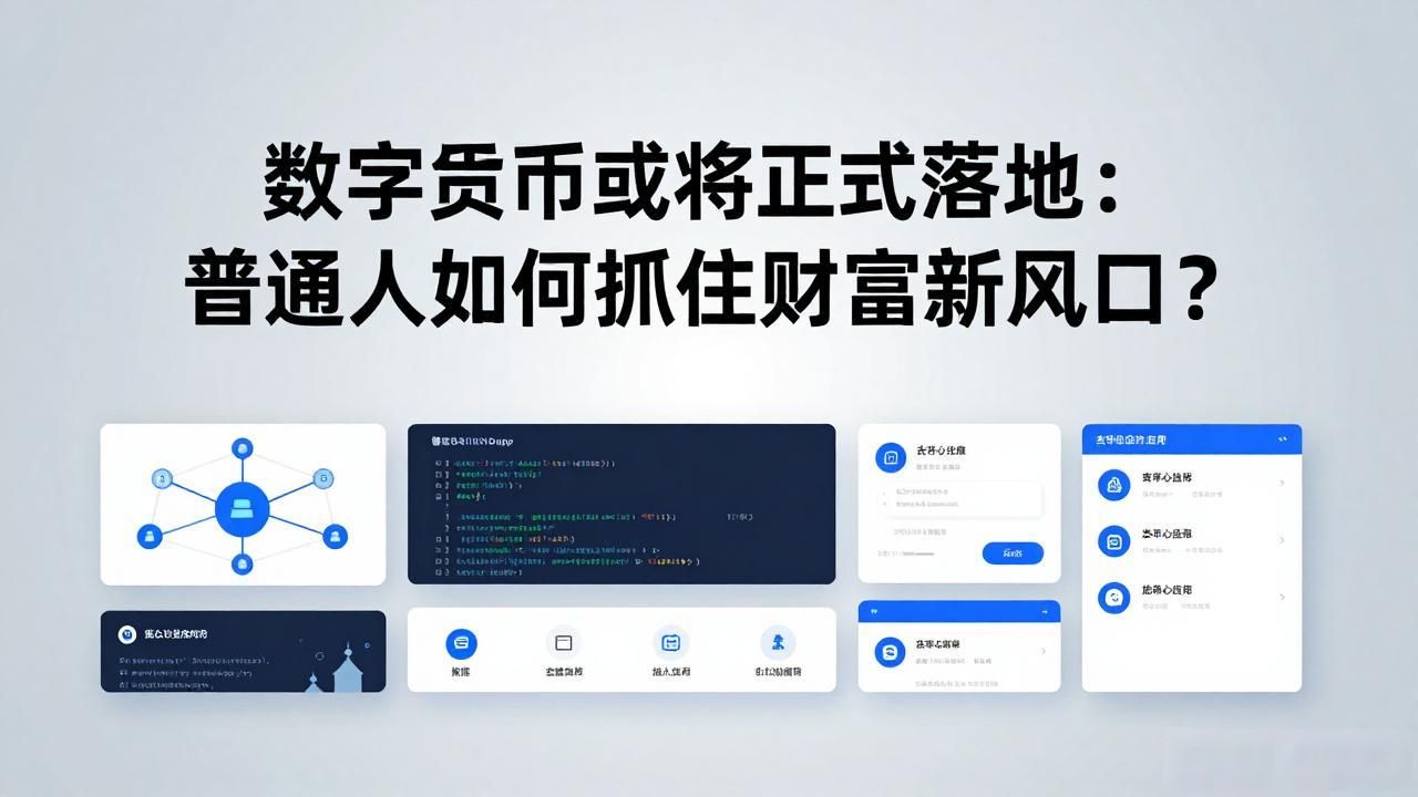 数字货币或将正式落地：普通人如何抓住财富新风口？