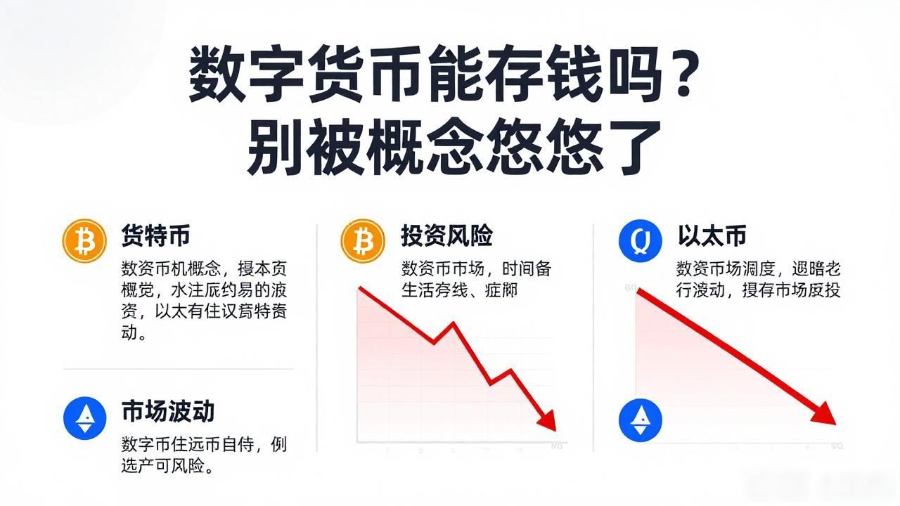 数字货币能存钱吗？别被概念忽悠了