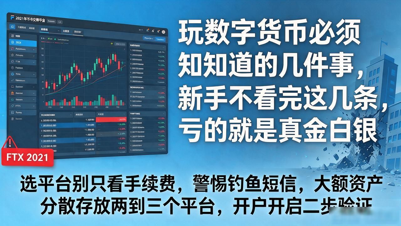 玩数字货币必须知道的几件事，新手不看完这几条，亏的就是真金白银