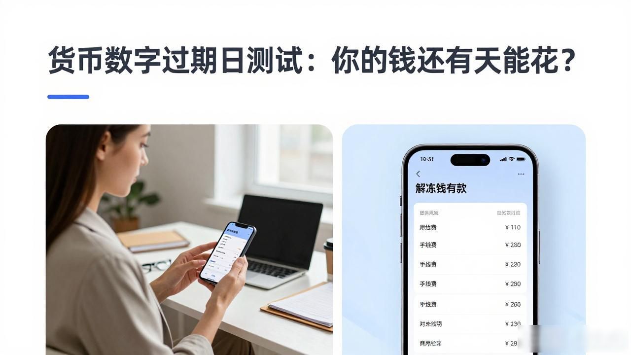 货币数字过期日测试：你的钱还有几天能花？