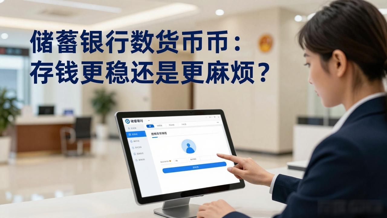 储蓄银行数字货币：存钱更稳还是更麻烦？