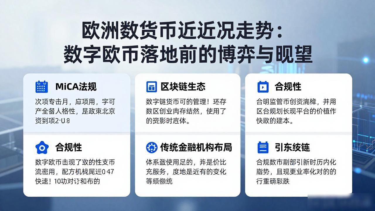 欧洲数字货币近况走势：数字欧元落地前的博弈与观望