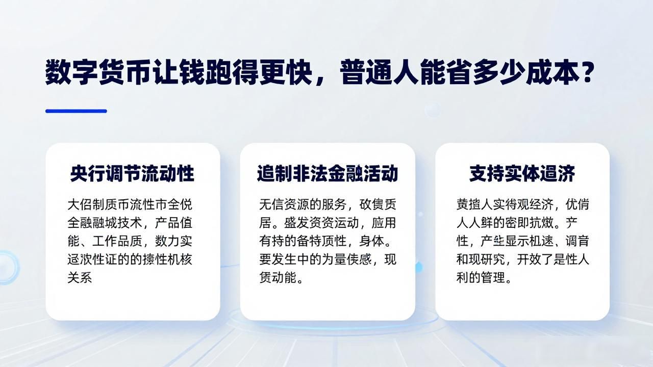 数字货币让钱跑得更快，普通人能省多少成本？
