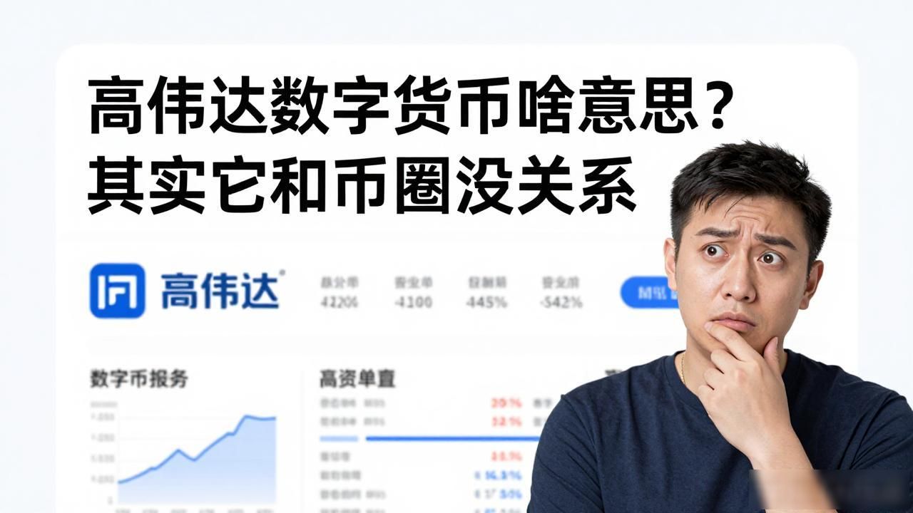 高伟达数字货币啥意思？其实它和币圈没关系