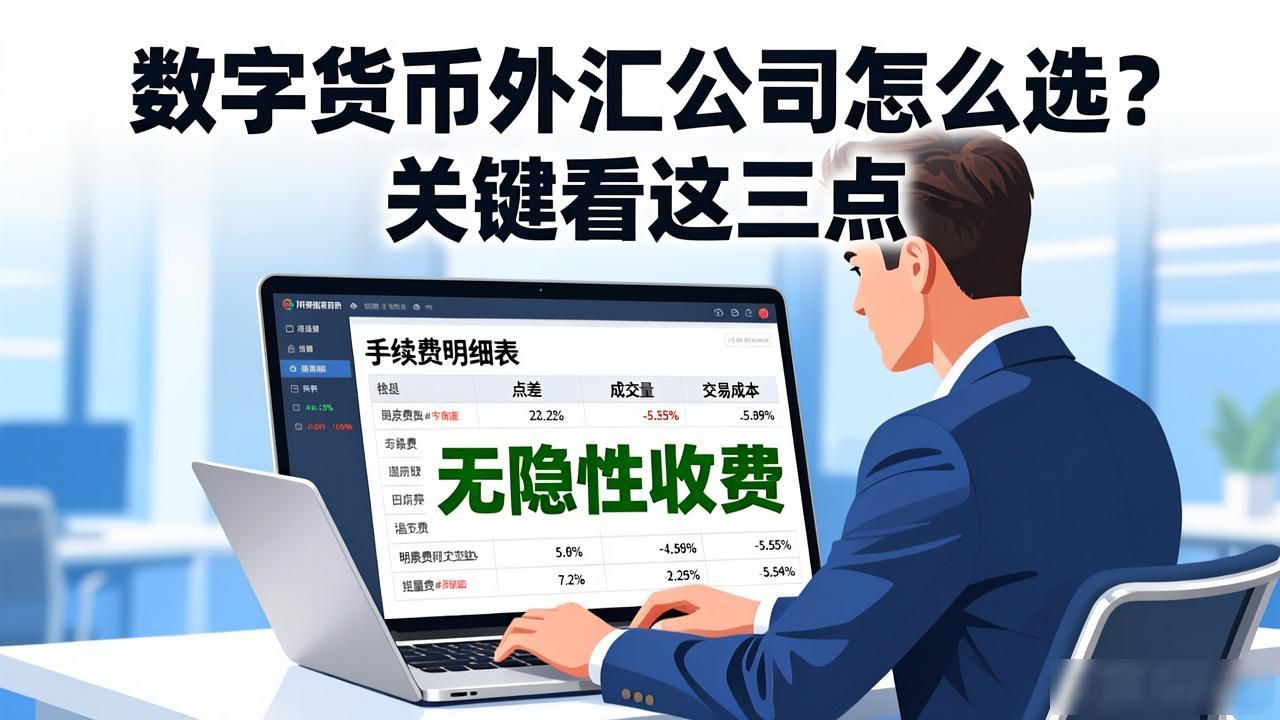 数字货币外汇公司怎么选？关键看这三点