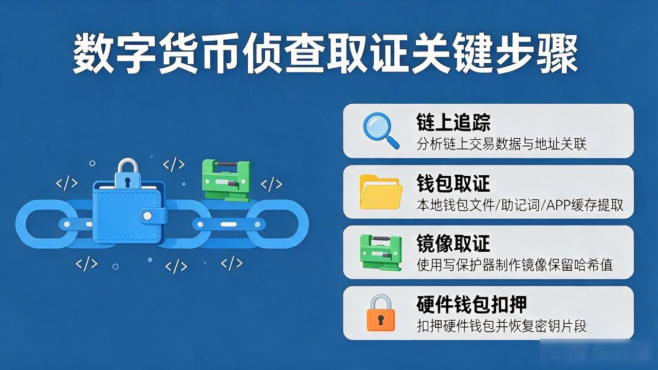 数字货币侦查取证实操：从链上追踪到电子证据固定的关键步骤