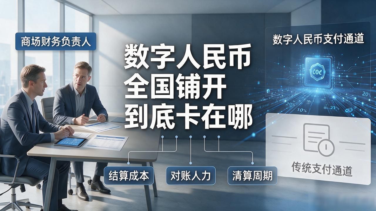 数字人民币全国铺开到底卡在哪，2026年底能不能全面落地