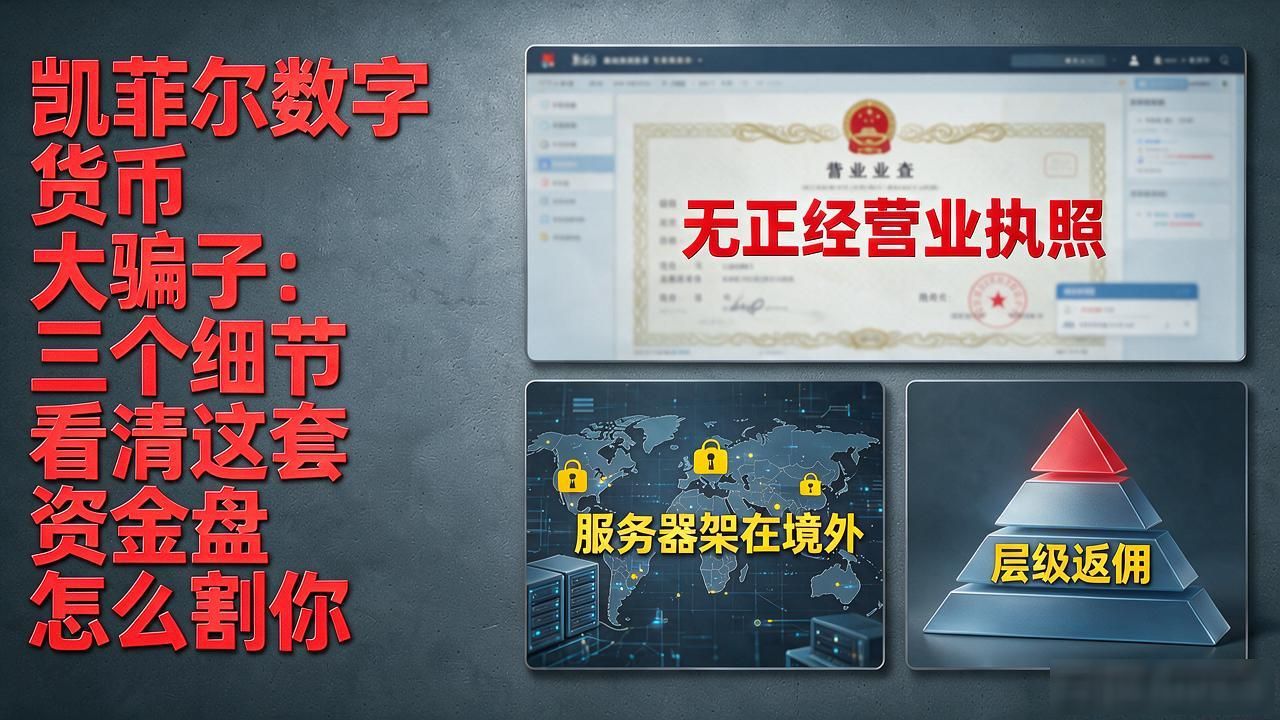 凯菲尔数字货币大骗子：三个细节看清这套资金盘怎么割你