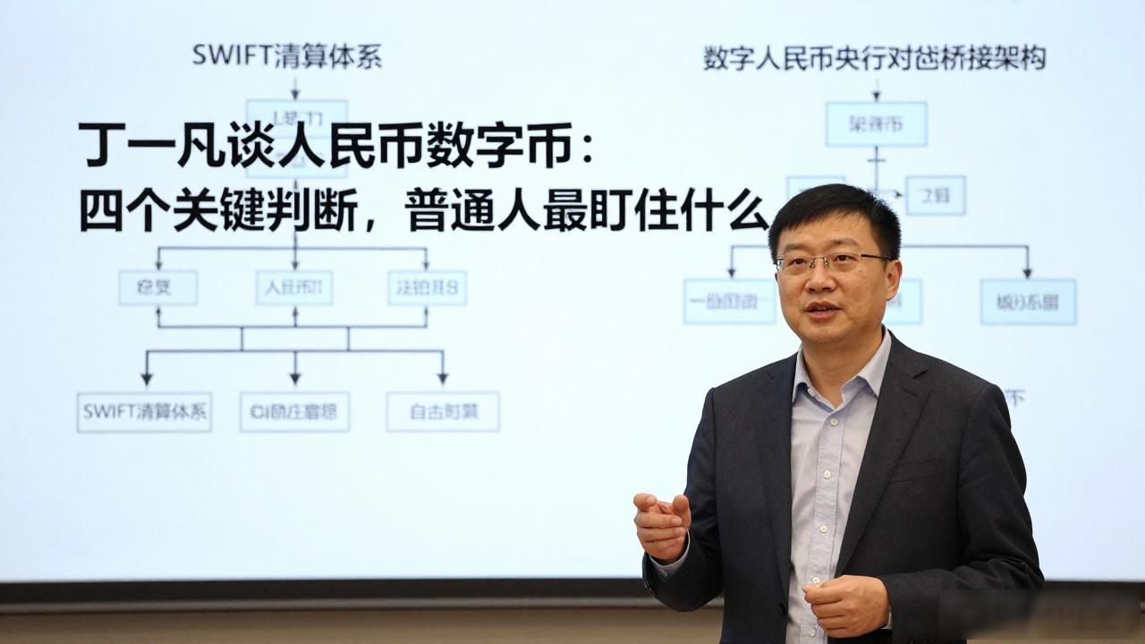 丁一凡谈人民币数字货币：四个关键判断，普通人最该盯住什么