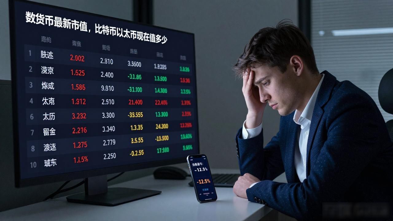 数字货币最新市值，比特币以太坊现在值多少