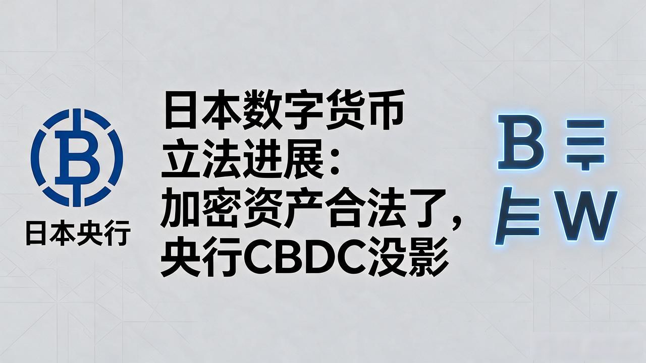 日本数字货币立法进展：加密资产合法了，央行CBDC没影