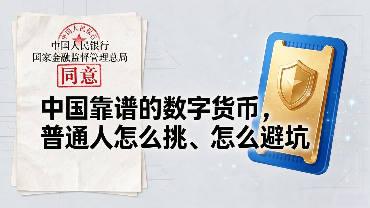 中国靠谱的数字货币，普通人怎么挑、怎么避坑