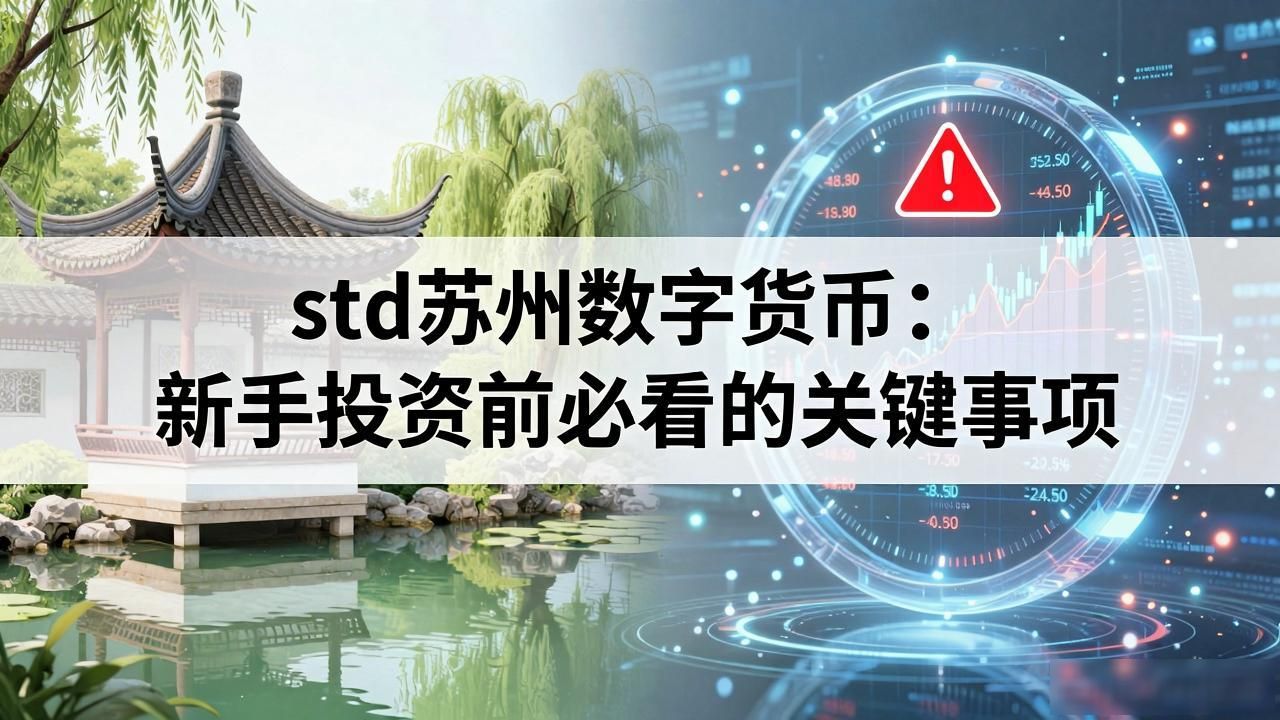 std苏州数字货币：新手投资前必看的关键事项
