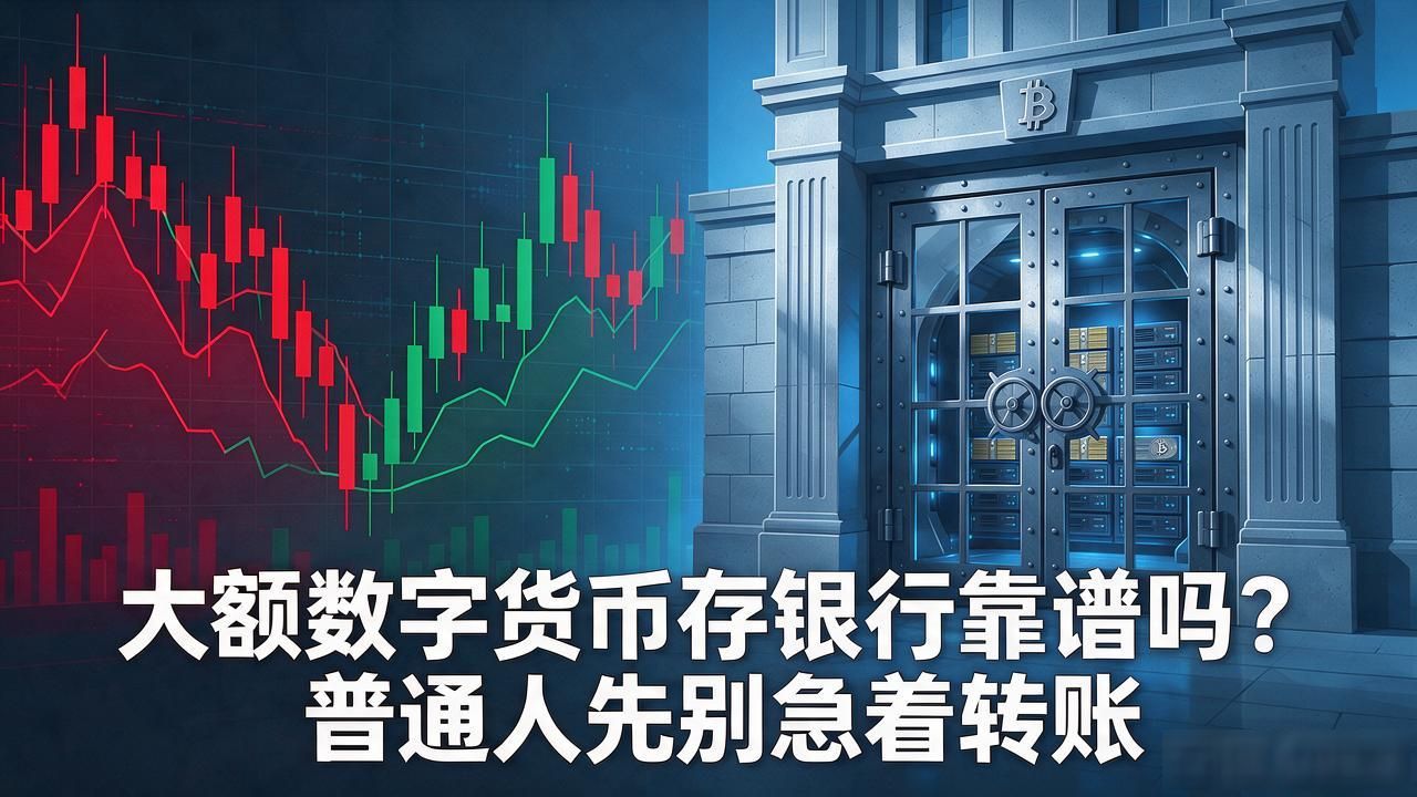 大额数字货币存银行靠谱吗？普通人先别急着转账