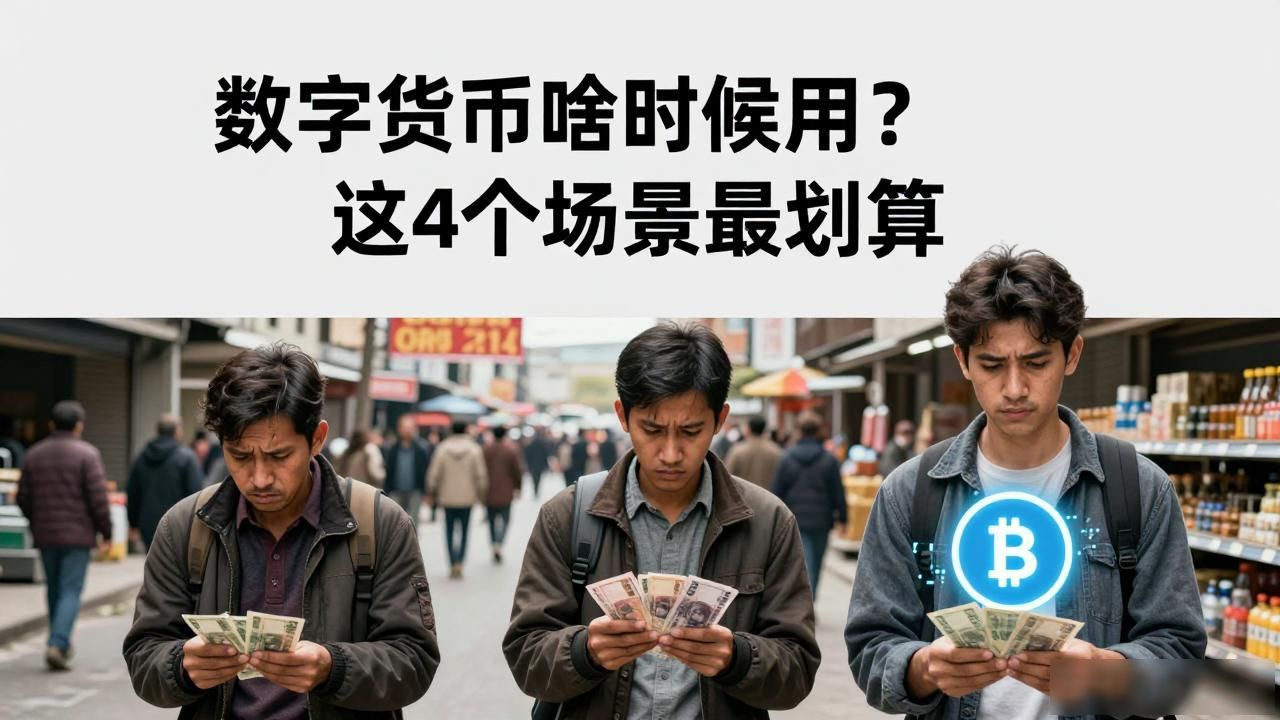 数字货币啥时候用？这4个场景最划算