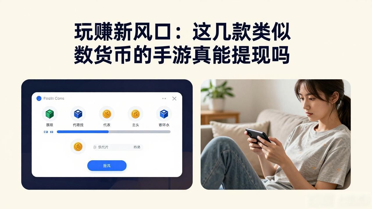 玩赚新风口：这几款类似数字货币的手游真能提现吗