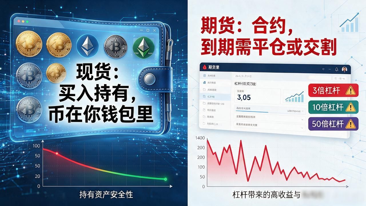 数字货币期货现货怎么选？一个干了十年现货交易的人帮你理清楚