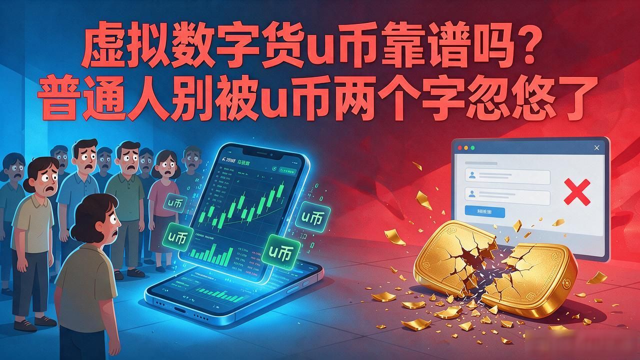 虚拟数字货币u币靠谱吗？普通人别被"u币"两个字忽悠了