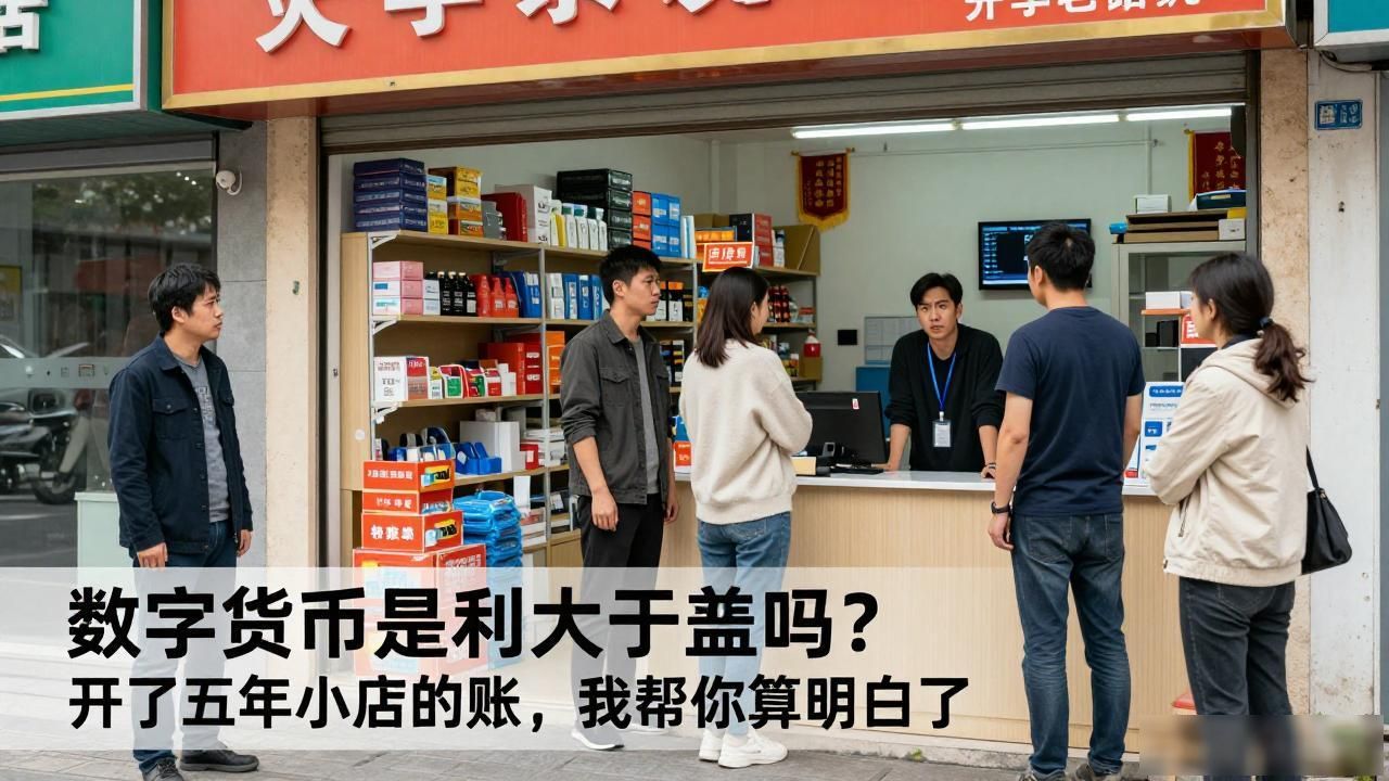 数字货币是利大于弊吗？开了五年小店的账，我帮你算明白了
