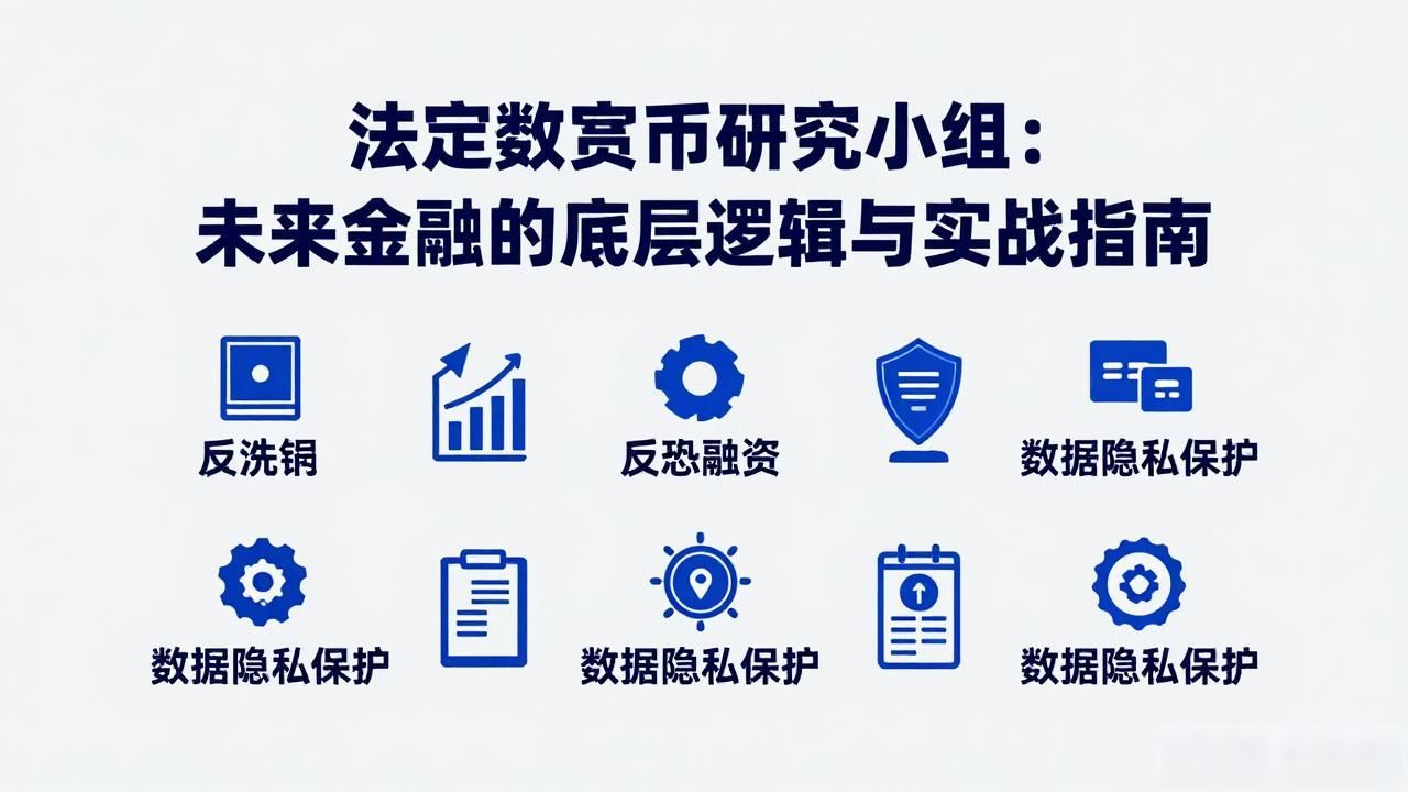 法定数字货币研究小组：未来金融的底层逻辑与实战指南