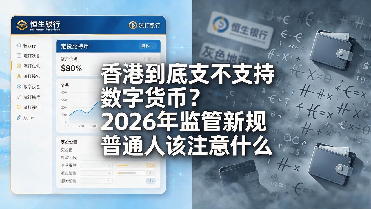 香港到底支不支持数字货币？2026年监管新规普通人该注意什么