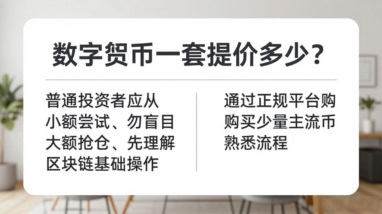 数字货币一套提价多少？