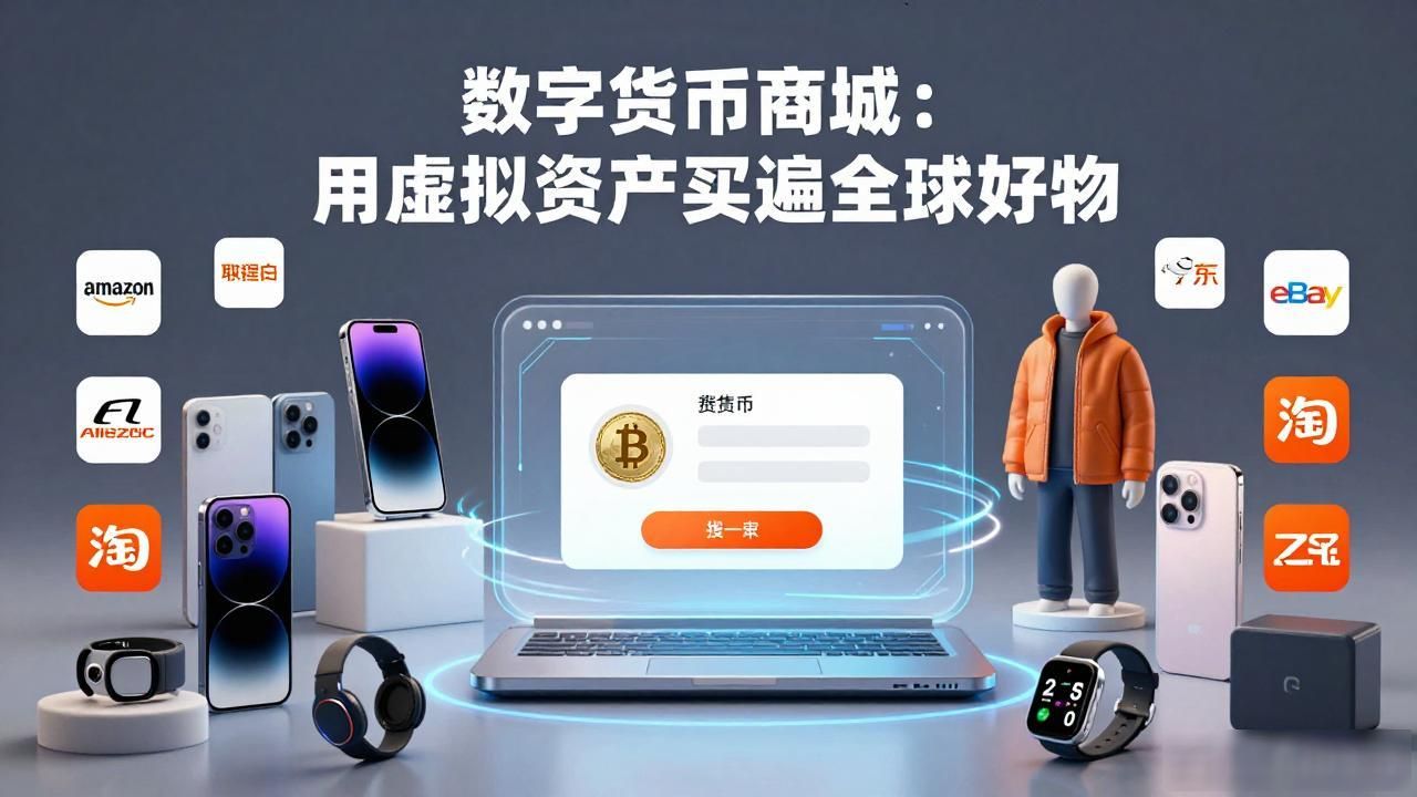 数字货币商城：用虚拟资产买遍全球好物