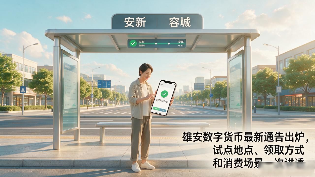 雄安数字货币最新通告出炉，试点地点、领取方式和消费场景一次讲透