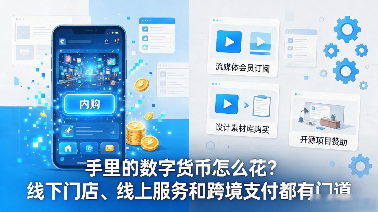手里的数字货币怎么花？线下门店、线上服务和跨境支付都有门道