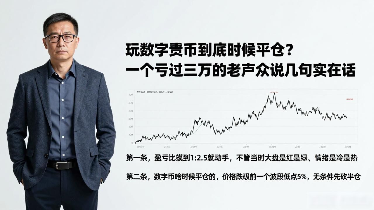 玩数字货币到底啥时候平仓？一个亏过三万的老散户说几句实在话