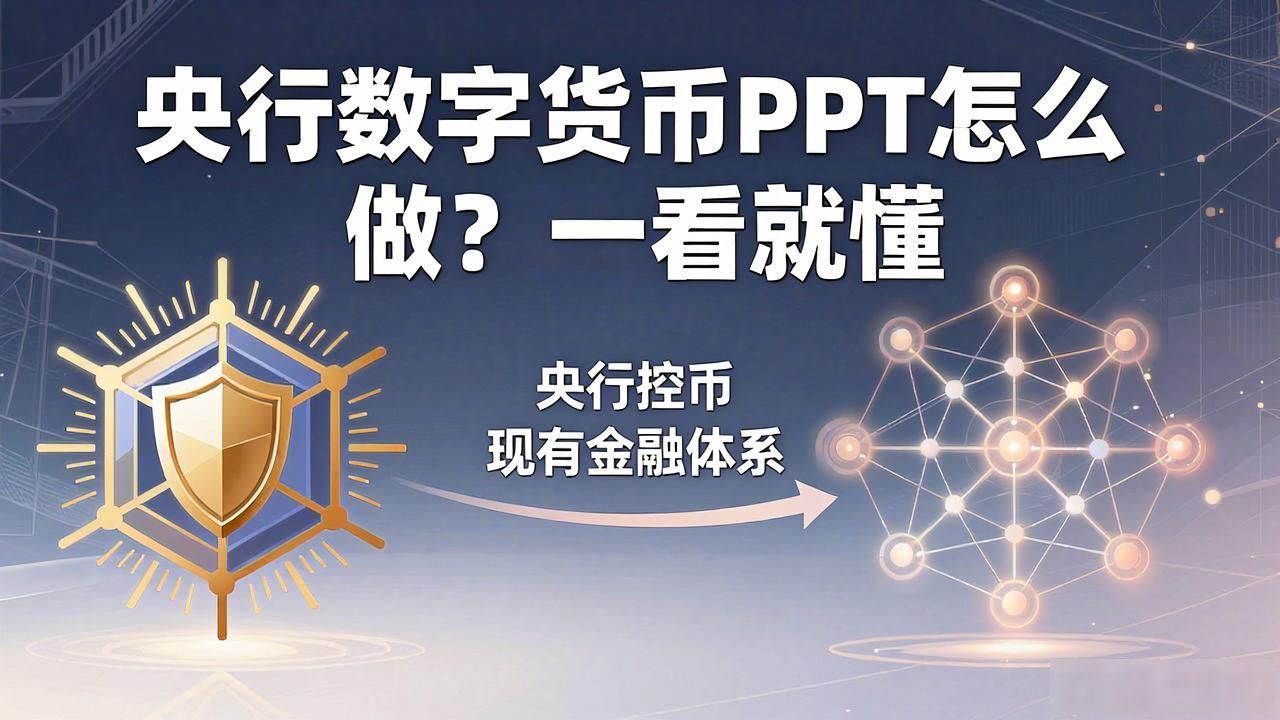 央行数字货币PPT怎么做？一看就懂