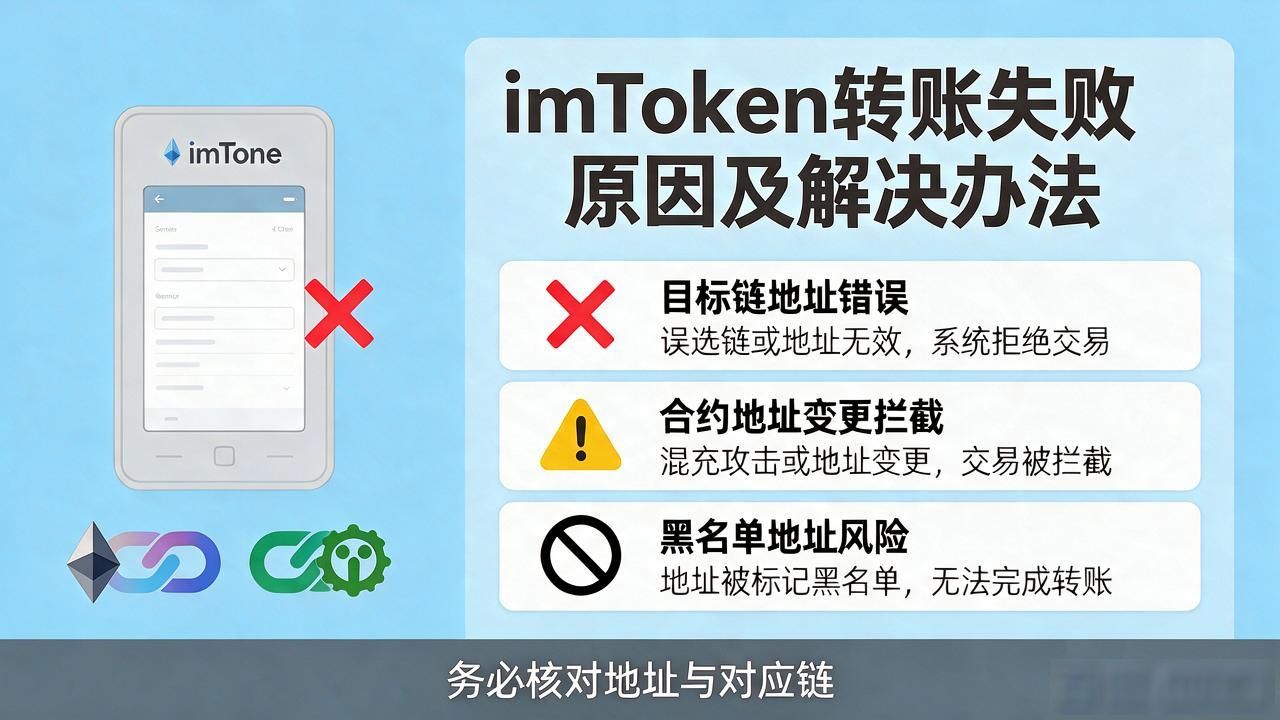 imtoken钱包转账失败原因及解决办法